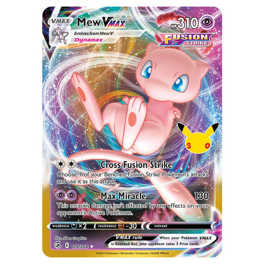 Pokemon - 30th Celebration - Mew VMAX - 114/264