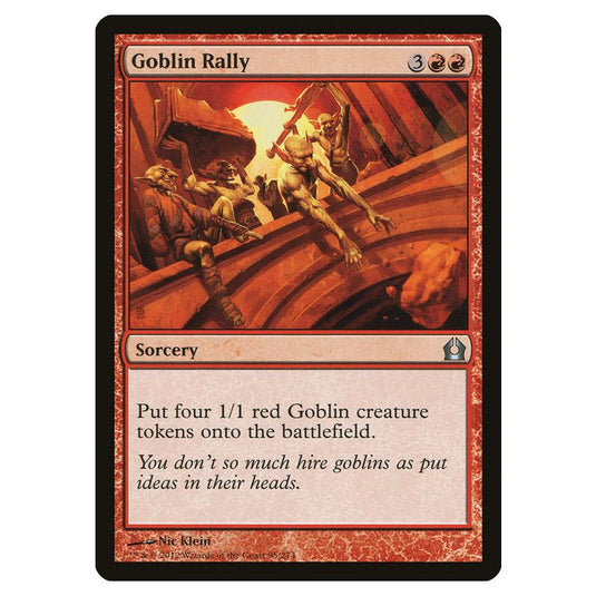 Magic The Gathering - Return To Ravnica - Goblin Rally - 95/274
