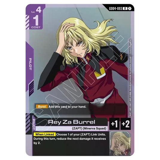 Gundam Card Game - GD-04: Phantom Aria - Rey Za Burrel (R) - GD04-093