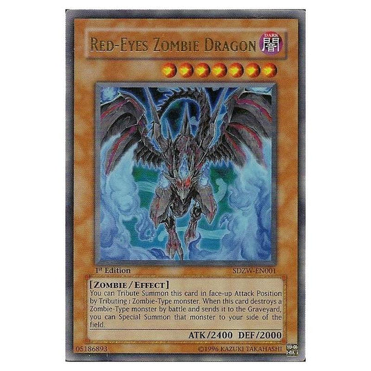 Yu-Gi-Oh! - Zombie World Structure Deck - Red-Eyes Zombie Dragon (Ultra Rare) SDZW-EN001
