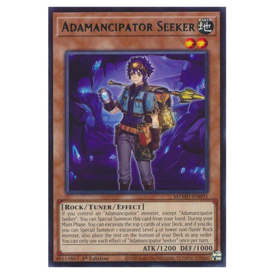 Yu-Gi-Oh! - Maze of Muertos - Adamancipator Seeker (Rare) - MZMU-EN091