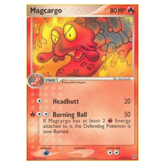 Pokemon - EX Deoxys - Magcargo - 037/107