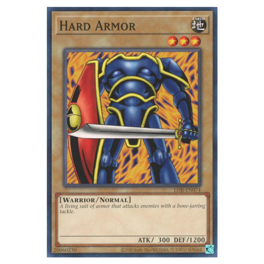 Yu-Gi-Oh! - Legend of Blue Eyes White Dragon (25th Anniversary Edition) - Hard Armor (Common) - LOB25-EN074
