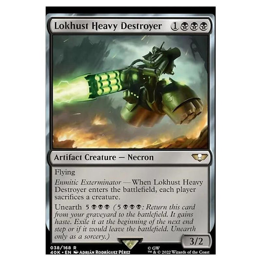 Magic The Gathering - Universes Beyond - Warhammer 40k - Lokhust Heavy Destroyer - 038/168