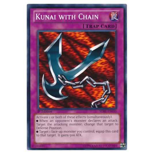 Yu-Gi-Oh! - Saga of Blue-Eyes White Dragon Structure Deck - Kunai with Chain (Common) SDBE-EN035