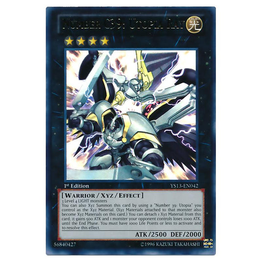 Yu-Gi-Oh! - Super Starter - V for Victory - Number C39: Utopia Ray (Ultra Rare) YS13-EN042