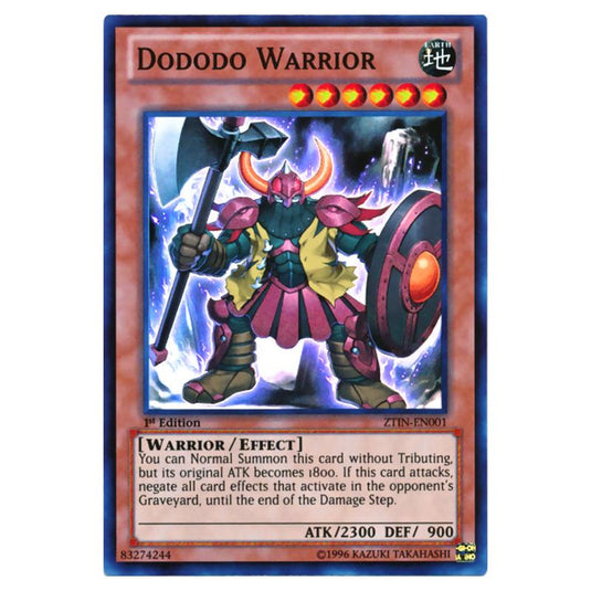 Yu-Gi-Oh! - Zexal Collection Tin - Dododo Warrior (Super Rare) ZTIN-EN001