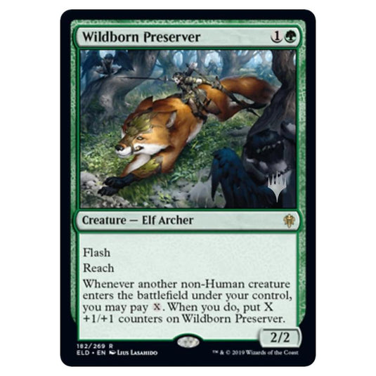 Magic The Gathering - Throne of Eldraine Promos - Wildborn Preserver - 182/269