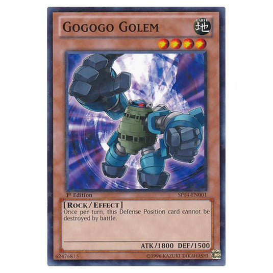 Yu-Gi-Oh! - Star Pack 2014 - Gogogo Golem (Starfoil Rare) SP14-EN001