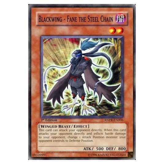 Yu-Gi-Oh! - Ancient Prophecy - Blackwing - Fane the Steel Chain (Common) ANPR-EN006