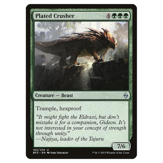 Magic The Gathering - Battle For Zendikar - Plated Crusher - 183/274