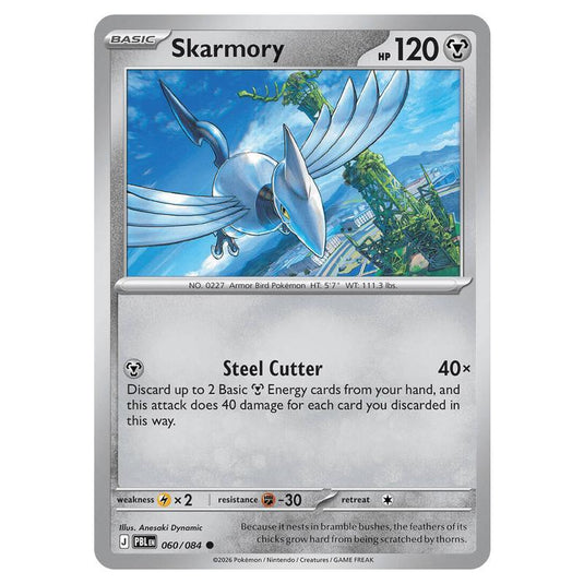 Pokemon - Mega Evolution - Pitch Black - Skarmory - 060/084
