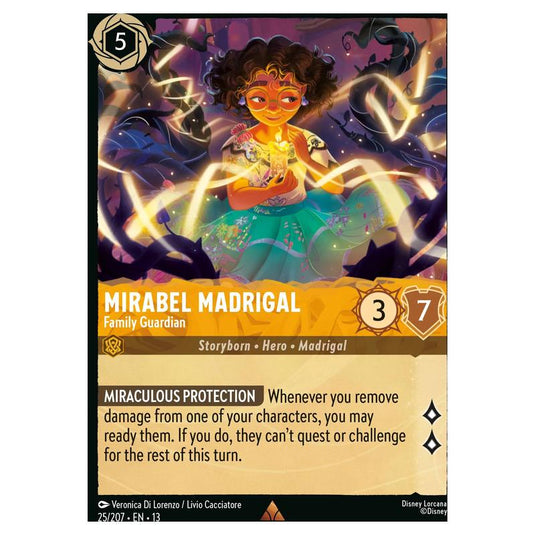 Lorcana - Attack of the Vine! - Mirabel Madrigal - Family Guardian (Rare) - 25/207