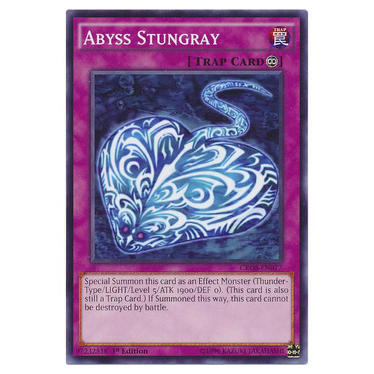 Yu-Gi-Oh! - Crossed Souls - Abyss Stungray (Common) CROS-EN077