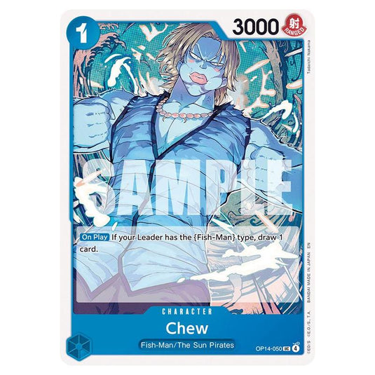 One Piece - OP14 - The Azure Sea's Seven - Chew - OP14-050