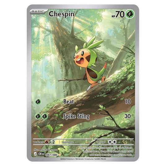 Pokemon - Mega Evolution - Chaos Rising - Chespin - 087/086