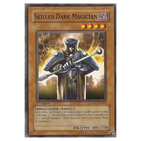 Yu-Gi-Oh! - Spellcaster's Command Structure Deck - Skilled Dark Magician (Common) SDSC-EN007