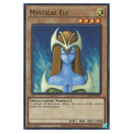 Yu-Gi-Oh! - Legend of Blue Eyes White Dragon (25th Anniversary Edition) - Mystical Elf (Super Rare) - LOB25-EN062