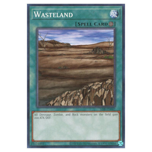 Yu-Gi-Oh! - Legend of Blue Eyes White Dragon (25th Anniversary Edition) - Wasteland (Common) - LOB25-EN047