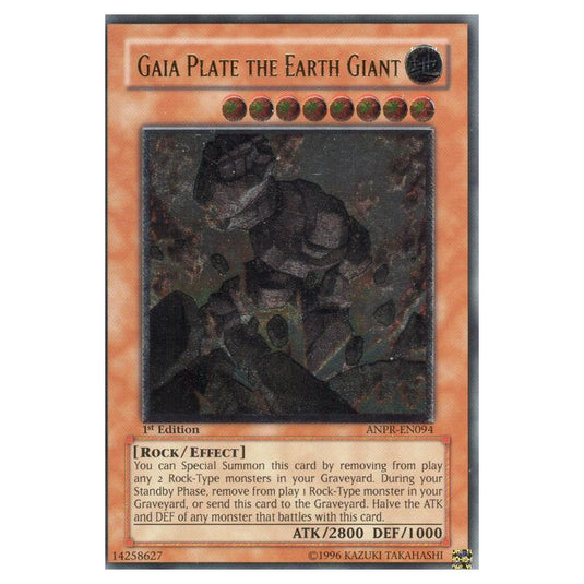 Yu-Gi-Oh! - Ancient Prophecy - Gaia Plate the Earth Giant (Ultimate Rare) ANPR-EN094