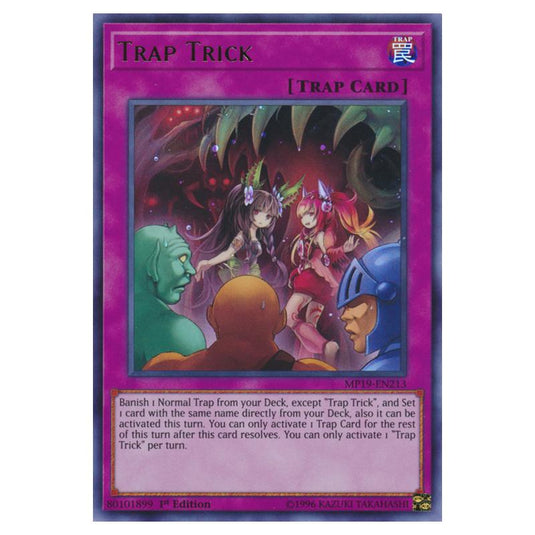 Yu-Gi-Oh! - 2019 Gold Sarcophagus Tin Mega Pack - Trap Trick (Ultra Rare) MP19-EN213