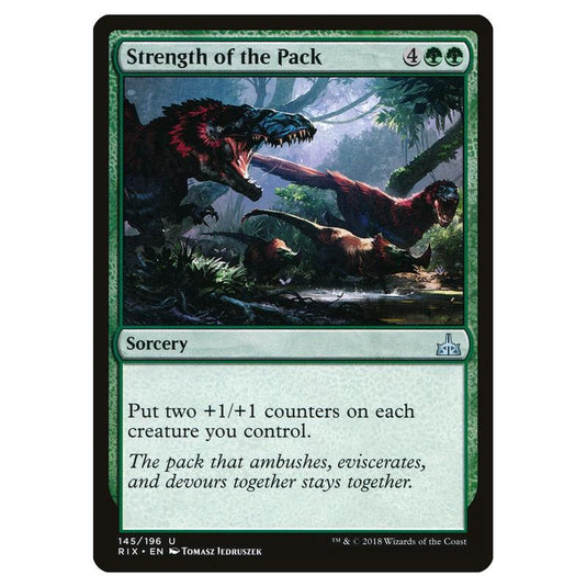 Magic The Gathering - Rivals Of Ixalan - Strength Of The Pack - 145/196