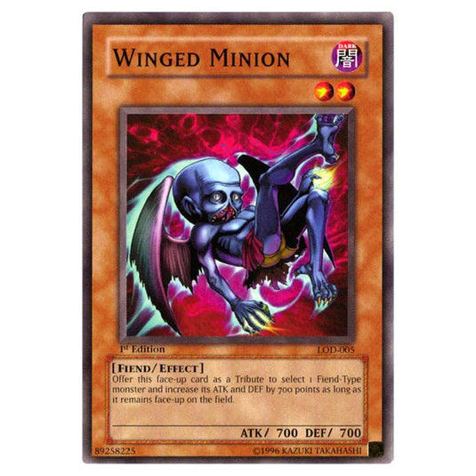 Yu-Gi-Oh! - Legacy of Darkness - Winged Minion (Common) LOD-005