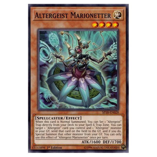 Yu-Gi-Oh! - Star Pack VRAINS - Altergeist Marionetter (Common) SP18-EN028