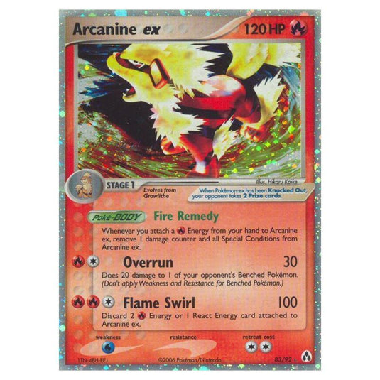 Pokemon - EX Legend Maker - Arcanine ex - 83/92