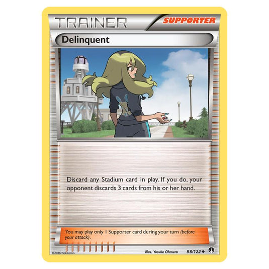 Pokemon - XY - Breakpoint - Delinquent - 98/122 (Reverse Holo)
