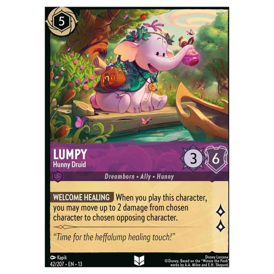 Lorcana - Attack of the Vine! - Lumpy - Hunny Druid (Uncommon) - 42/207