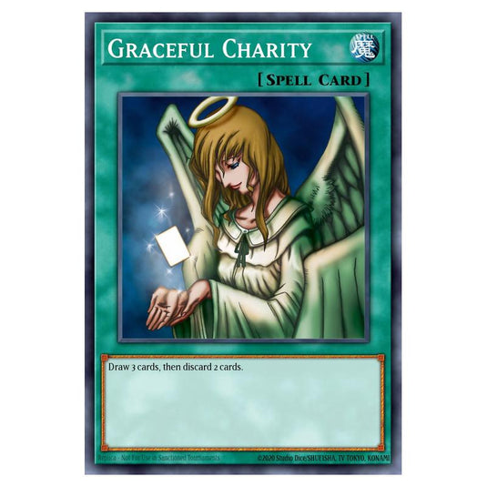 Yu-Gi-Oh! - Starter Deck - Pegasus - Graceful Charity (Super Rare) SDP-040