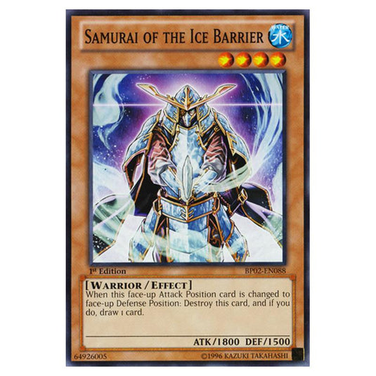 Yu-Gi-Oh! - Battle Pack 2 - War of the Giants - Samurai of the Ice Barrier (Common) BP02-EN088