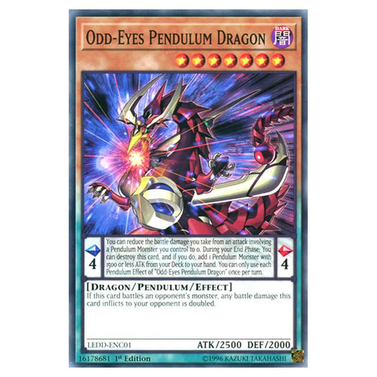 Yu-Gi-Oh! - Legendary Dragon Decks - Odd-Eyes Pendulum Dragon (Common) LEDD-ENC01