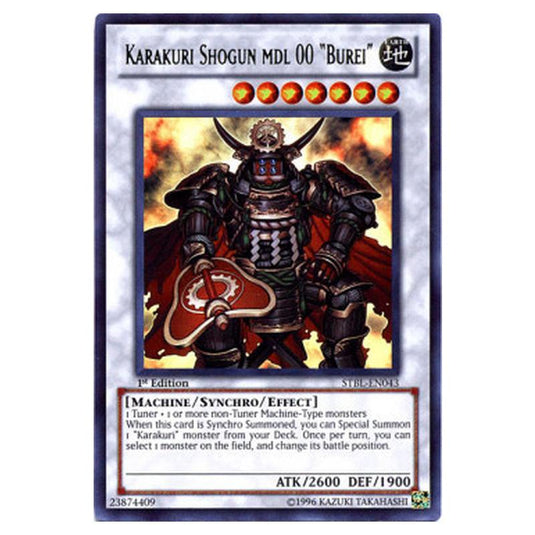 Yu-Gi-Oh! - Starstrike Blast - Karakuri Shogun mdl 00 "Burei" (Ultra Rare) - STBL-EN043