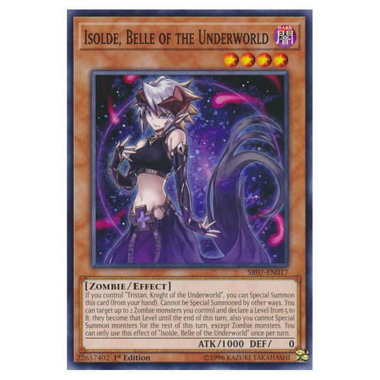 Yu-Gi-Oh! - Structure Deck - Zombie Horde - Isolde, Belle of the Underworld (Common) SR07-EN017