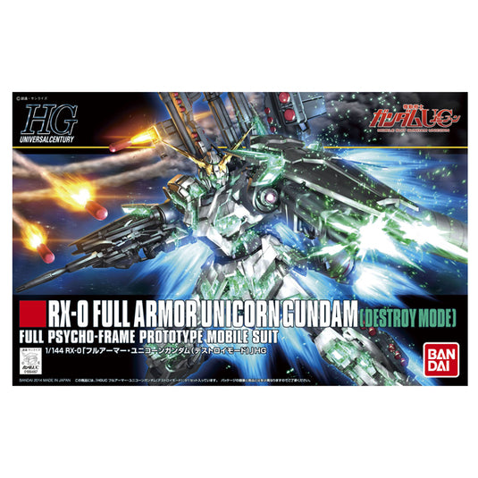 Gundam - 1/144 HGUC Full Armour Unicorn Gundam (Destroy Mode)