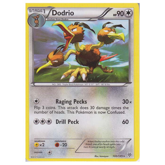 Pokemon - Black & White - Plasma Storm - Dodrio - 100/135