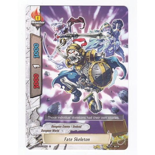 Future Card Buddyfight - Drums Adventures - Fate Skeleton - 100/105