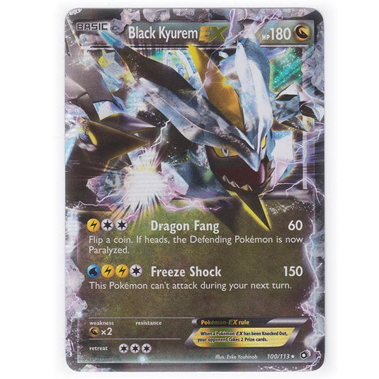 Pokemon - Black & White - Legendary Treasures - Black Kyurem-EX - 100/113