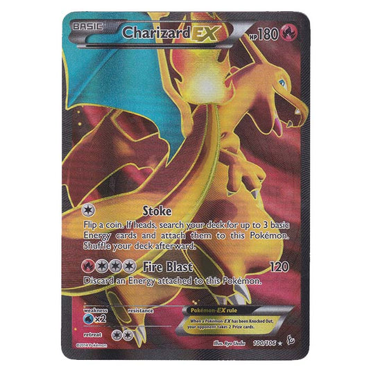 Pokemon - XY - Flashfire - Charizard-EX Full-Art - 100/106