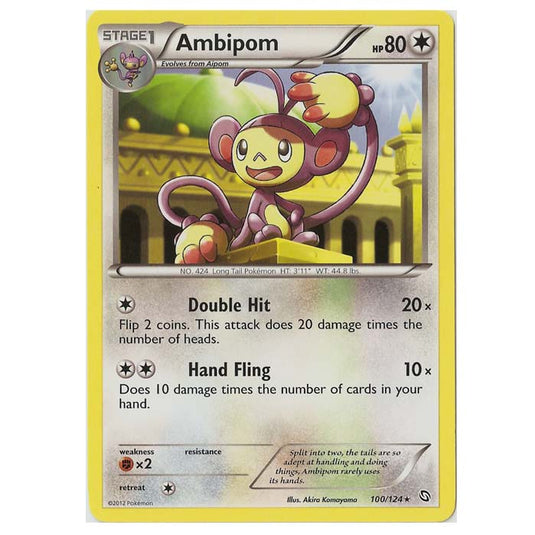 Pokemon - Black & White - Dragons Exalted - Ambipom - 100/124