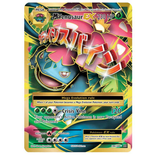 Pokemon - XY Evolutions - M Venusaur EX Full Art - 100/108