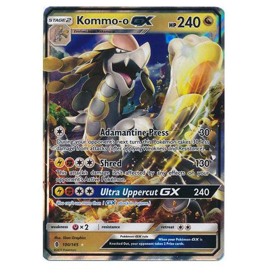 Pokemon - Sun & Moon - Guardians Rising - Kommo-o-GX - 100/145