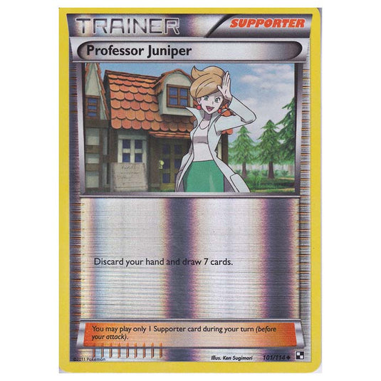 Pokemon - Black & White - (Reverse Holo) Professor Juniper 101/114