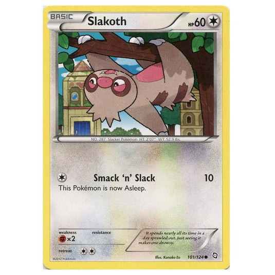 Pokemon - Black & White - Dragons Exalted - Slakoth - 101/124