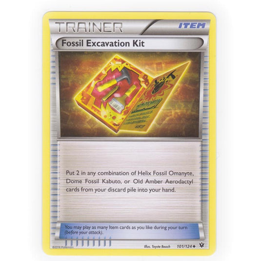 Pokemon - XY - Fates Collide - Fossil Excavation Kit - 101/124