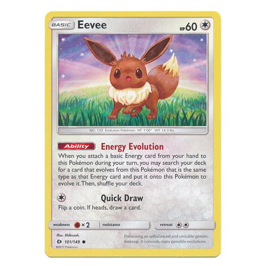 Pokemon - Sun & Moon - Base Set - Eevee - 101/149