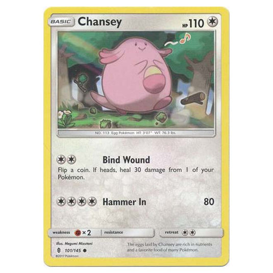 Pokemon - Sun & Moon - Guardians Rising - Chansey - 101/145