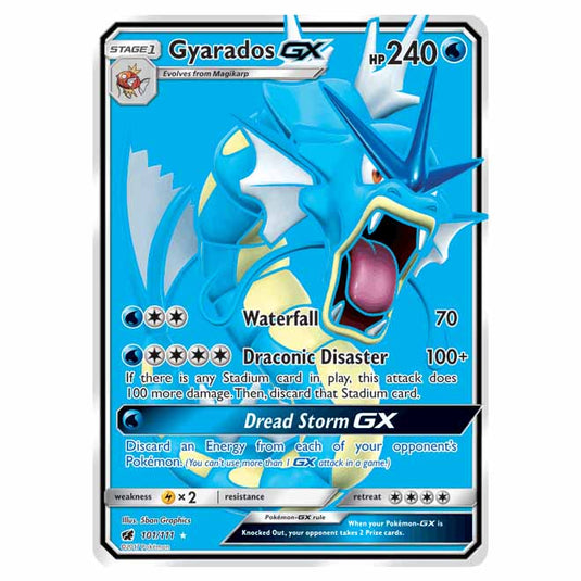 Pokemon - Sun & Moon - Crimson Invasion - Gyarados-GX (Full-Art) - 101/111